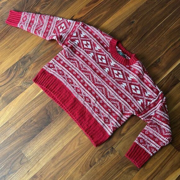 American Eagle Fairisle Sweater Christmas sz Medium NWT - Picture 9 of 10